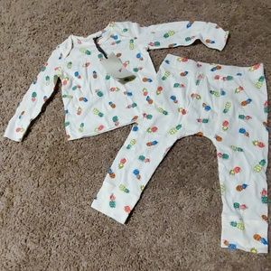 NWT STELLA MCCARTNEY 2PC PINAPPLE SET